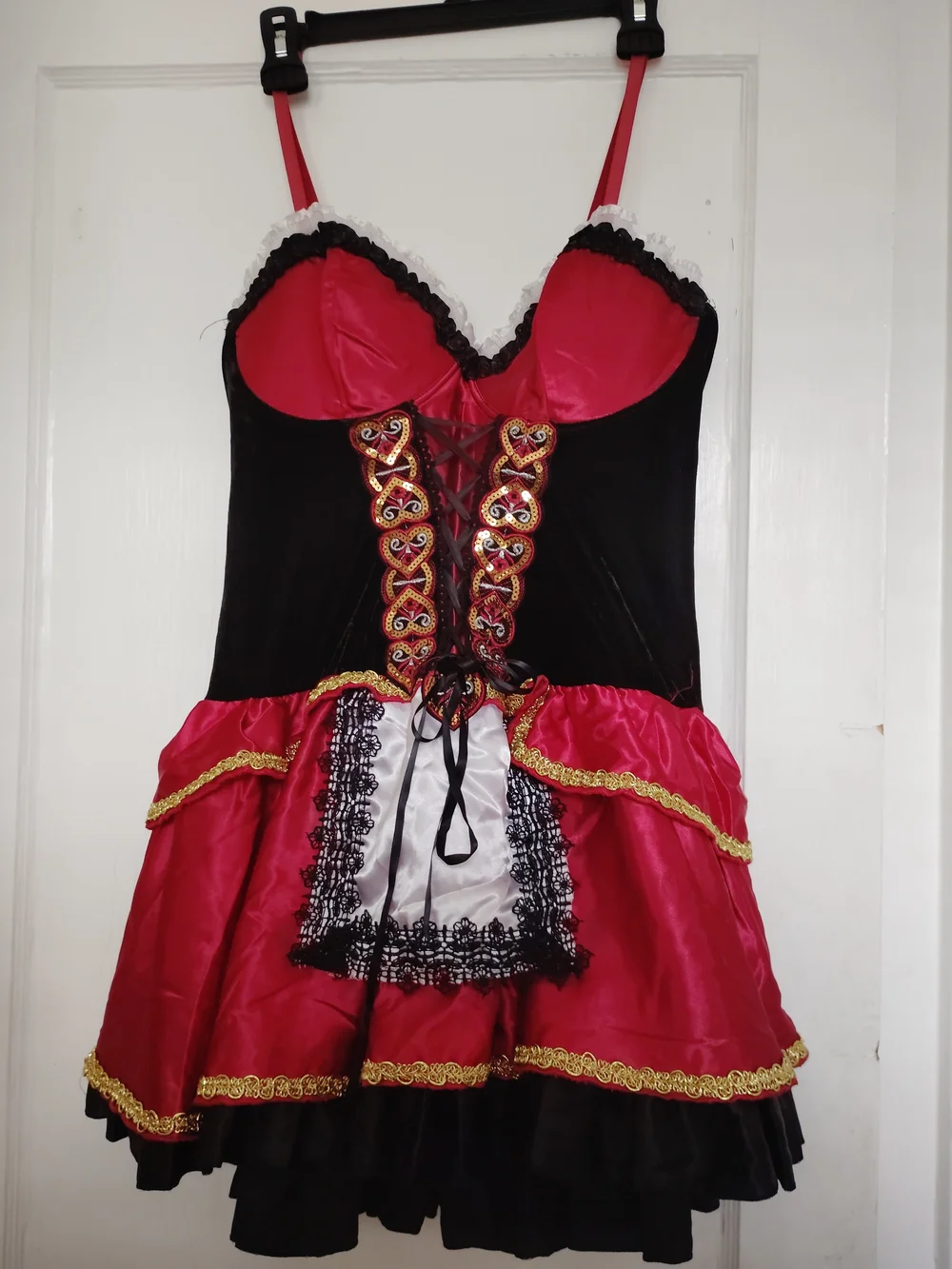 Spirit Halloween Little Red Riding Hood Costume Dress Plus Size 1X 2X Cosplay - Picture 4 of 10